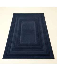Dune Crest Rectangular Outdoor Rug - Navy (synthetic illustration; no displayed measurements)