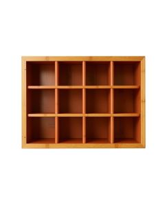 Summit Bend Empty Mug-Storage Cabinet Insert - Terracotta (synthetic illustration; no displayed measurements)