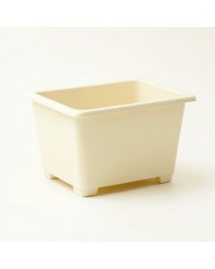 Lake Brook Empty Raised Planter - Cream (synthetic illustration; no displayed measurements)