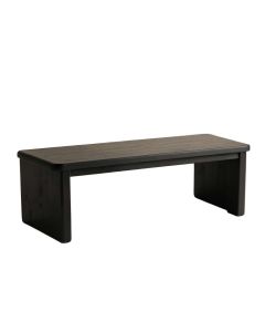 Sage Bend Indoor Bench - Black (synthetic illustration; no displayed measurements)