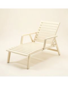 Shore Bend Outdoor Lounge Chair - Ivory (synthetic illustration; no displayed measurements)