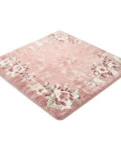 Honfleur Floral Tufted Shag Wool Pink Area Rug