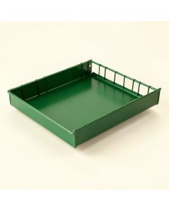 Fern Crest Empty Under-Desk Cable Tray - Green (synthetic illustration; no displayed measurements)