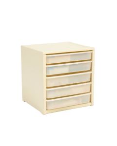 Alder Dell Small-Parts Storage Drawer Cabinet - Cream (synthetic illustration; no displayed measurements)