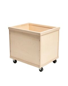 Sage Crest Empty Rolling Workshop Cart - Beige (synthetic illustration; no displayed measurements)