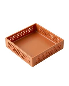 River Crossing Empty Under-Desk Cable Tray - Terracotta (synthetic illustration; no displayed measurements)