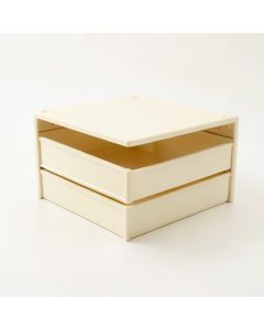 Wren Bend Small-Parts Storage Drawer Cabinet - Ivory (synthetic illustration; no displayed measurements)