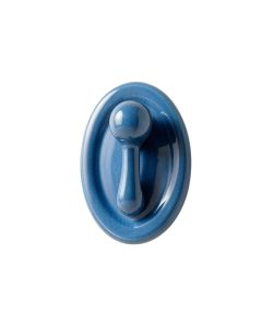 Linden Branch Wall-Mounted Robe Hook - Blue