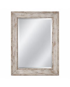 Banbury Modern Farmhouse Beveled Distressed Accent Mirror