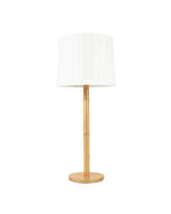Dawn Arc Floor Lamp With A Plain Fabric Shade