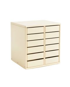 Dune Canyon Small-Parts Storage Drawer Cabinet - Cream (synthetic illustration; no displayed measurements)