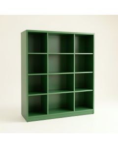 Slate Bridge Freestanding Bookcase - Green (synthetic illustration; no displayed measurements)