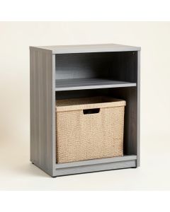 Cedar Brook Freestanding Pull-Out Hamper Cabinet - Gray (synthetic illustration; no displayed measurements)