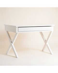 Cliff Falls Writing Desk - White (synthetic illustration; no displayed measurements)