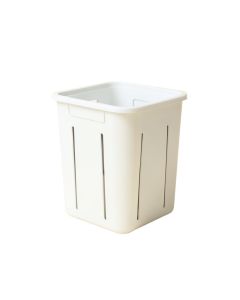 Maple Branch Closed Garden Compost Bin - White