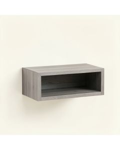 Glen Bridge Wall-Mounted Shelf - Gray (synthetic illustration; no displayed measurements)