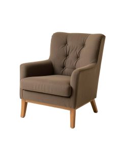 Priyah 29 '' Wide Tufted Polyester Wingback Chair (synthetic illustration; no displayed measurements)