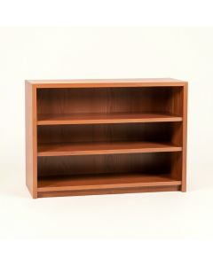 Vale Bluff Low Bookcase - Terracotta (synthetic illustration; no displayed measurements)
