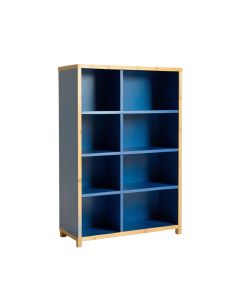 Meadow Bridge Freestanding Bookcase - Blue