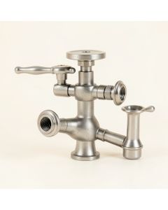Tub And Shower Faucet With Rough-In Valve , Trim , And Diverter (synthetic illustration; no displayed measurements)