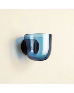 Vale Bridge Wall Sconce Mounted On A Plain Wall - Blue (synthetic illustration; no displayed measurements)