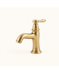 Off Center Brass Faucet (synthetic illustration; no displayed measurements)