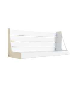 Birch Bridge Wall-Mounted Entryway Organizer Shelf - White
