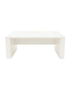 Fern Field Desktop Monitor Riser - White (synthetic illustration; no displayed measurements)