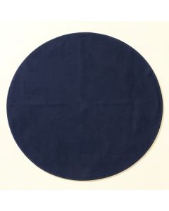 Olive Arc Round Area Rug - Navy (synthetic illustration; no displayed measurements)