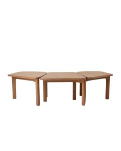 Audio Upholstery 3 Piece Coffee Table Set (synthetic illustration; no displayed measurements)
