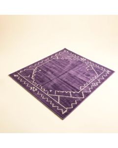 Rodrigue Geometric Purple Area Rug (synthetic illustration; no displayed measurements)