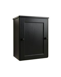 Slate Bluff Wall-Mounted Laundry Cabinet - Black (synthetic illustration; no displayed measurements)