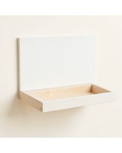 Bay Edge Empty Wall-Mounted Tool Organizer Panel - White (synthetic illustration; no displayed measurements)
