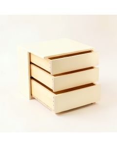 Clay Fold Under-Desk Drawer Unit - Cream (synthetic illustration; no displayed measurements)