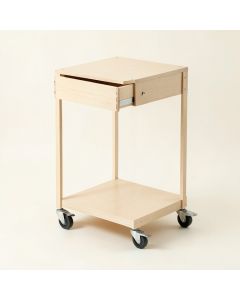 Fern Dale Empty Rolling Workshop Cart - Beige (synthetic illustration; no displayed measurements)