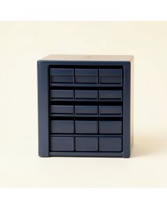 Stone Crossing Small-Parts Storage Drawer Cabinet - Navy (synthetic illustration; no displayed measurements)