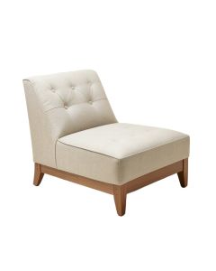 Carlin Tufted Armless Chaise Lounge (synthetic illustration; no displayed measurements)