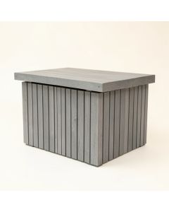Rowan Bend Closed Outdoor Storage Box - Gray (synthetic illustration; no displayed measurements)