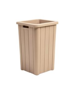Small Vertical Outdoor Patio Storage 19 Gallon Resin Deck Box
