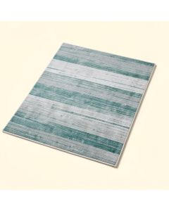 Myers Striped Light Gray/Teal Area Rug (synthetic illustration; no displayed measurements)