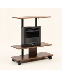 Wrightson Tv Stand For Tvs Up To 65 '' Electric Fireplace Included (synthetic illustration; no displayed measurements)