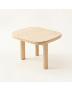 Clay Bluff Compact Balcony Table - Beige (synthetic illustration; no displayed measurements)
