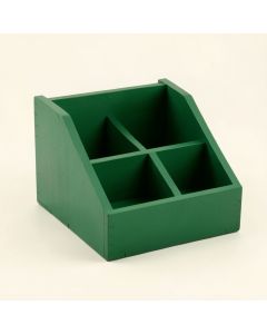 Briar Bend Empty Coffee-Station Organizer - Green (synthetic illustration; no displayed measurements)