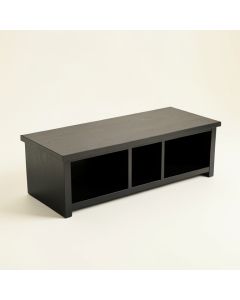 Lake Canyon Shoe Storage Bench - Black (synthetic illustration; no displayed measurements)