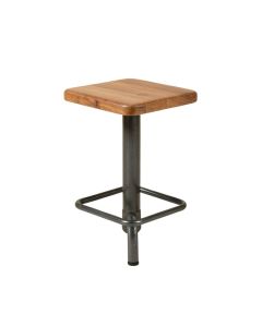 Chapman Swivel Solid Wood Adjustable Height Bar Stool (synthetic illustration; no displayed measurements)