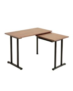 Chaves L-Shape Floating Desk With Hutch (synthetic illustration; no displayed measurements)