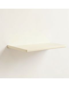 Shore Arc Wall-Mounted Shelf - Ivory (synthetic illustration; no displayed measurements)