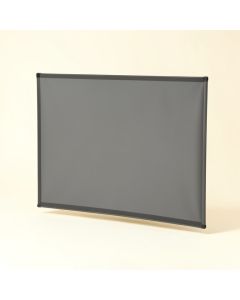 Designer Cut Matte Gray 135 '' Diagonal Portable Projection Screen (synthetic illustration; no displayed measurements)