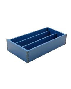 Slate Bend Empty Pantry Drawer Organizer Insert - Blue (synthetic illustration; no displayed measurements)