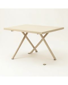Willow Crest Patio Table - Beige (synthetic illustration; no displayed measurements)
